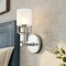 Designers Fountain Cedar Lane 5in 1-Light Brushed Nickel Modern Indoor Wall Sconce with Two-Tone Glass Shade D236M-1B-BN - alternate 2